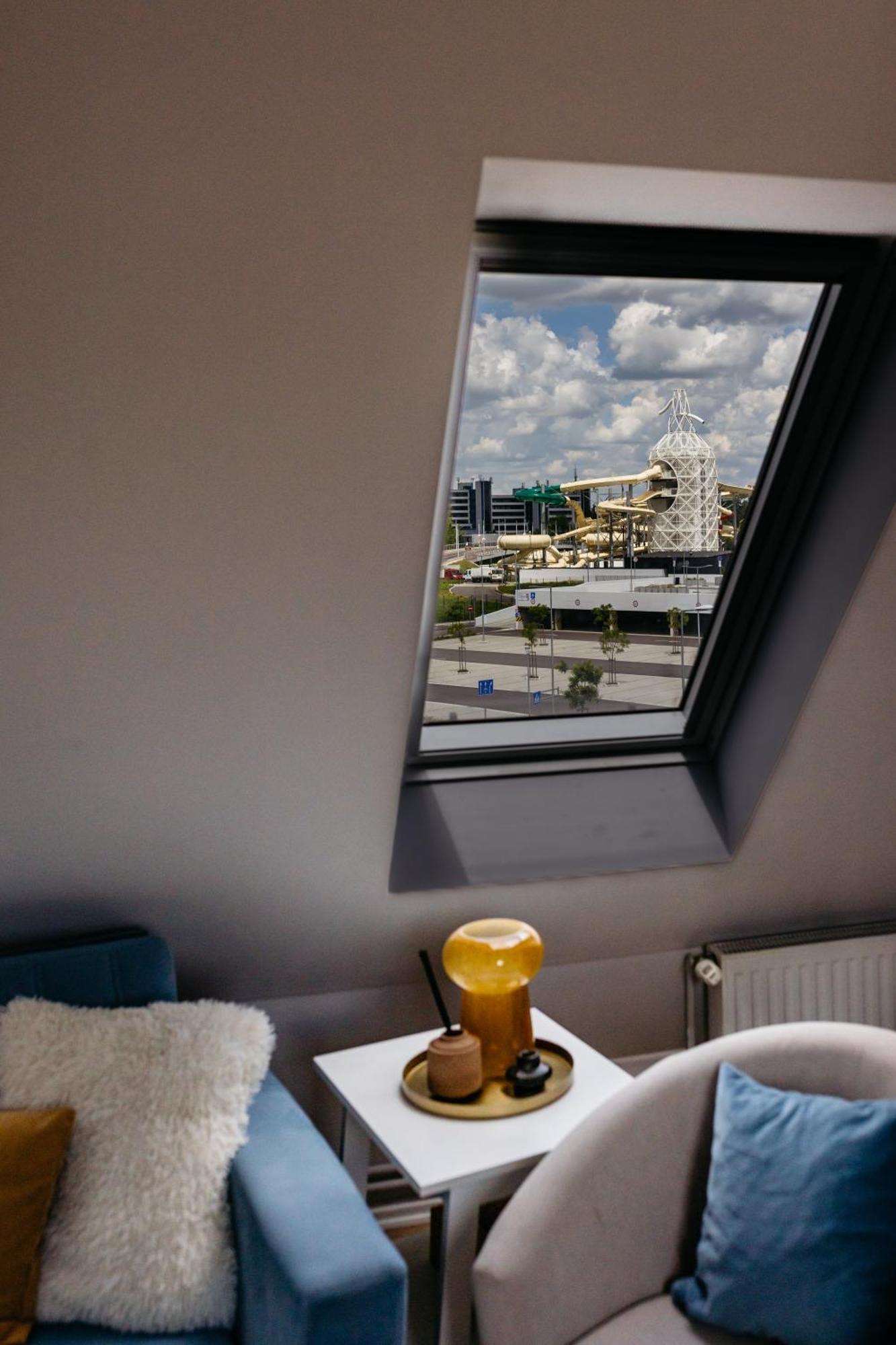 Apartamento Nook With A View - Quelle Győr Exterior foto